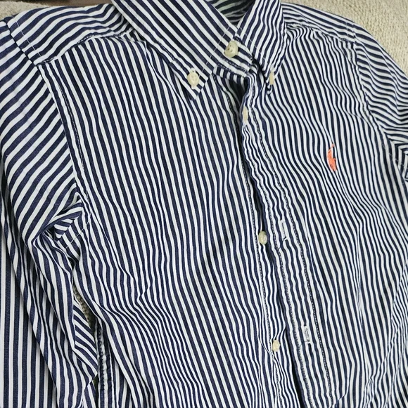 Polo Ralph Lauren Striped Button-Down Shirt with Logo - Picture 2 of 8